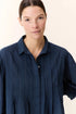 Leon & Harper blouse chimi pleat black iris